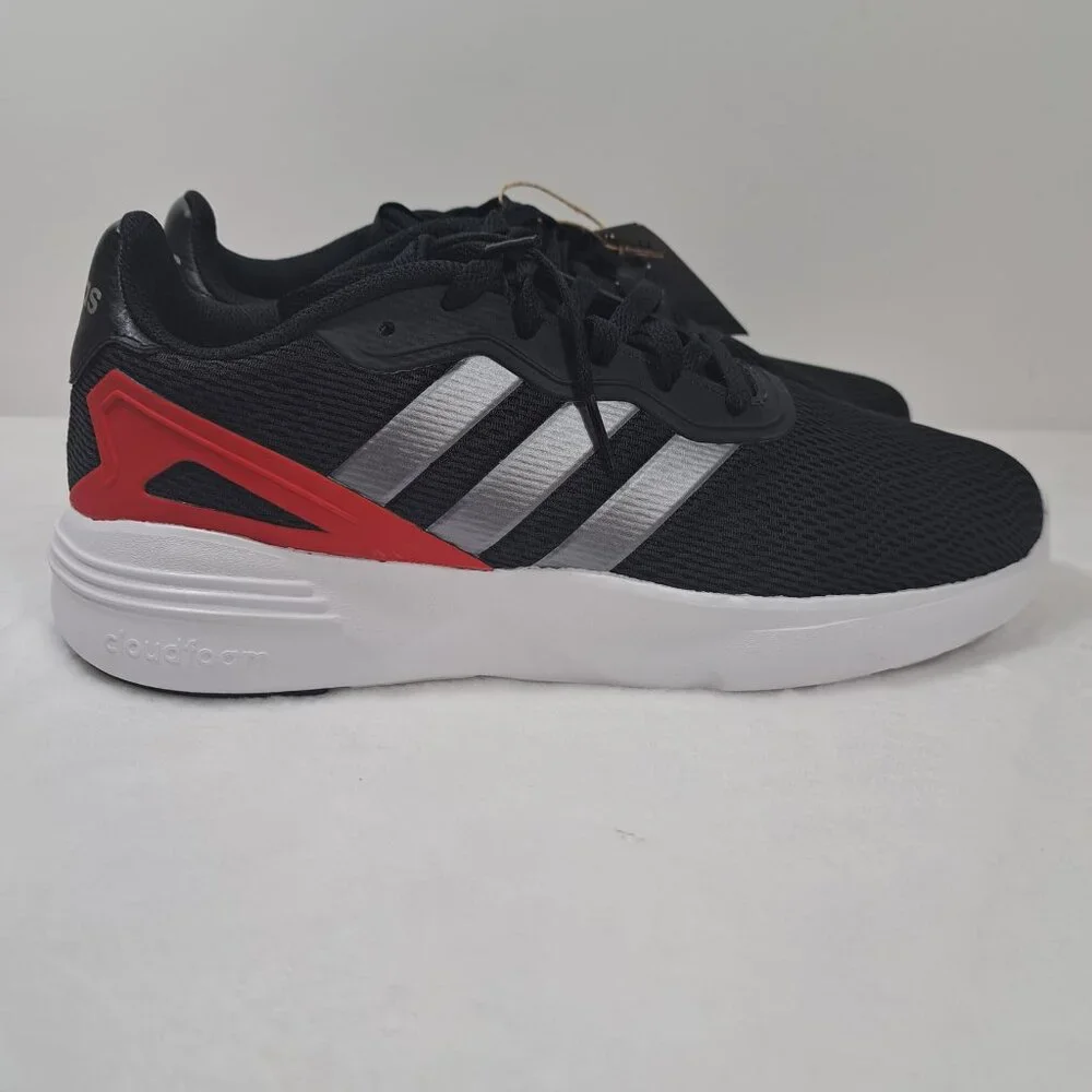 Adidas Nebzed Cloudfoam Lifestyle Running GX4284 Black‎ /Vived Red Men SZ 11